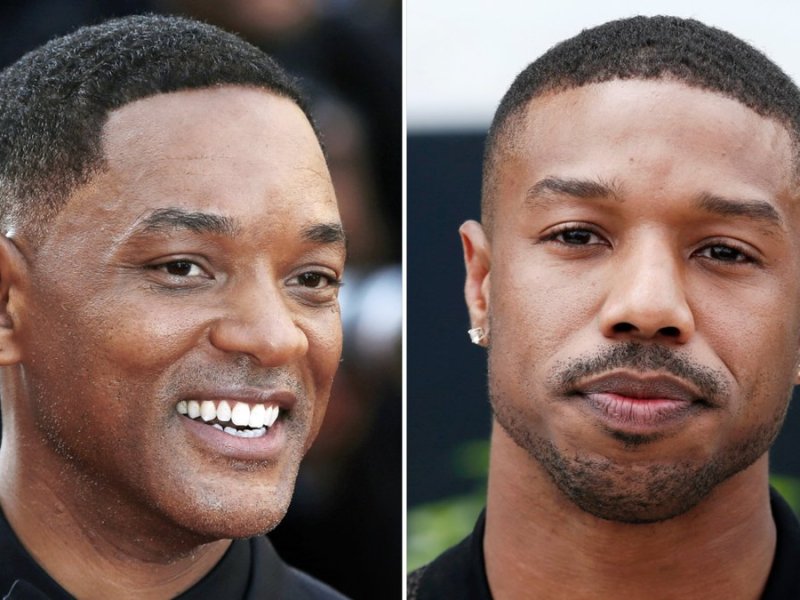 Will Smith (l.) und Michael B. Jordan sind bei "I Am Legend 2" dabei.. © Andrea Raffin/Shutterstock.com / Andrea Raffin/Shutterstock.com