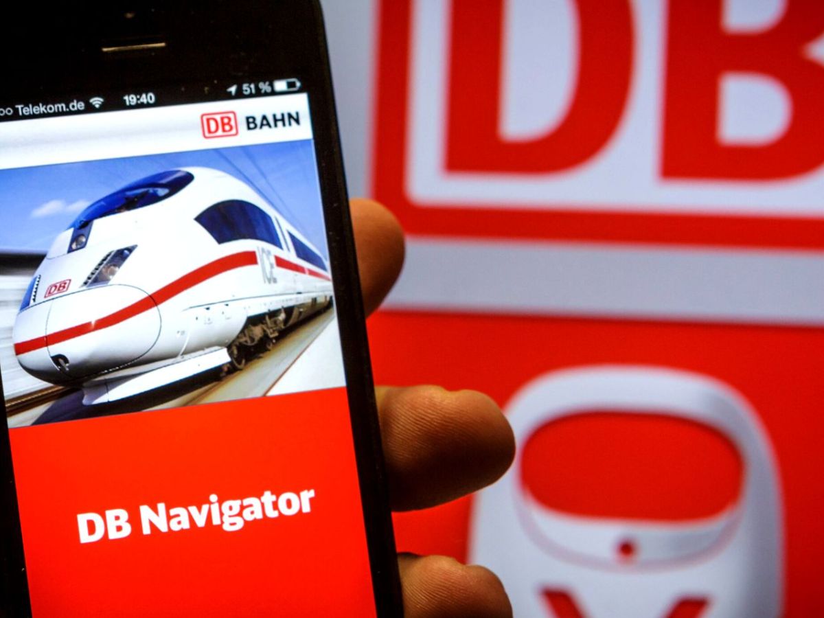 DB Navigator App auf dem Handy