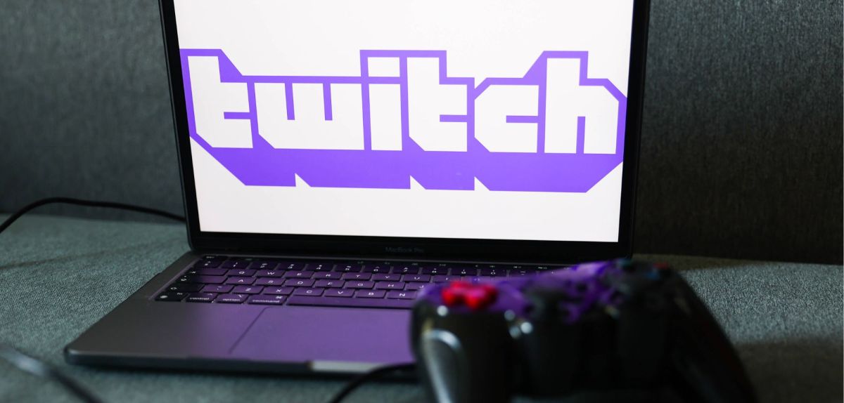 Twitch auf dem Laptop