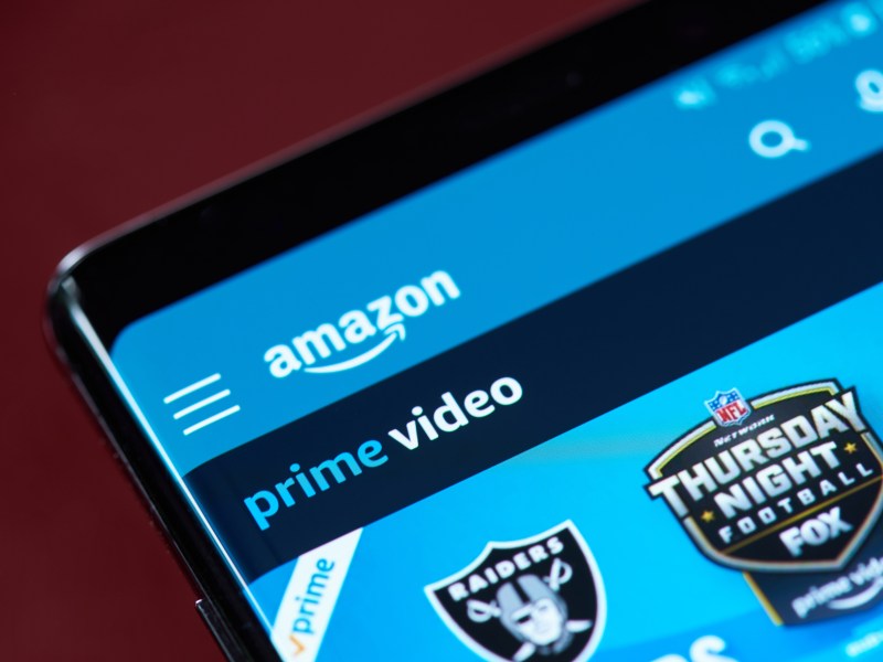 Amazon Prime Video-Menü