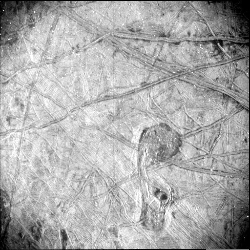 Neues NASA-Foto vom Jupiter-Mond Europa.