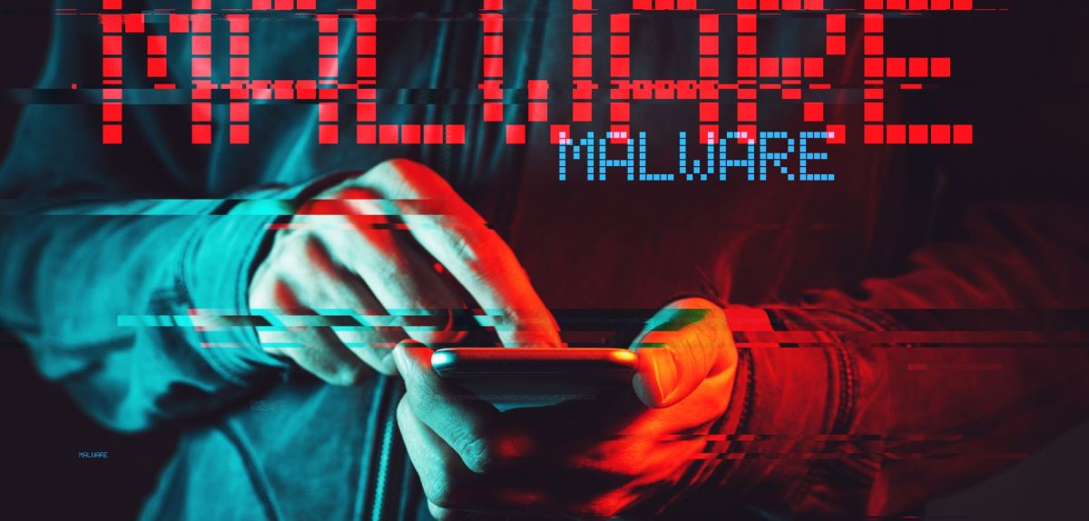 Handy und Malware Banner