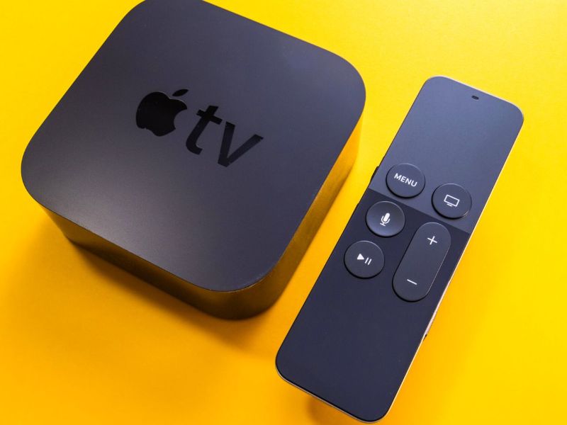 Apple TV mit Fernbedienung