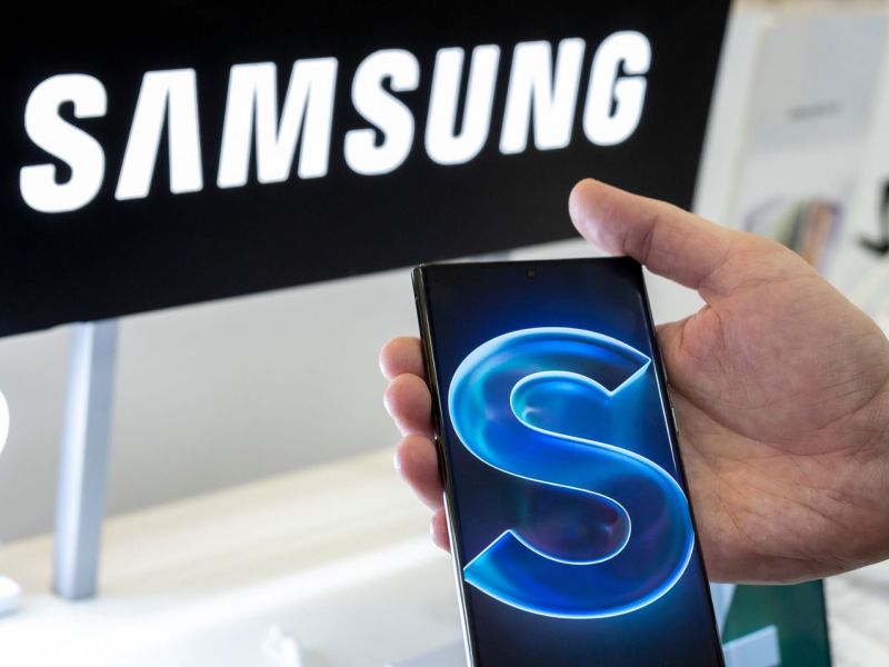 Samsung Galaxy Handy im Laden