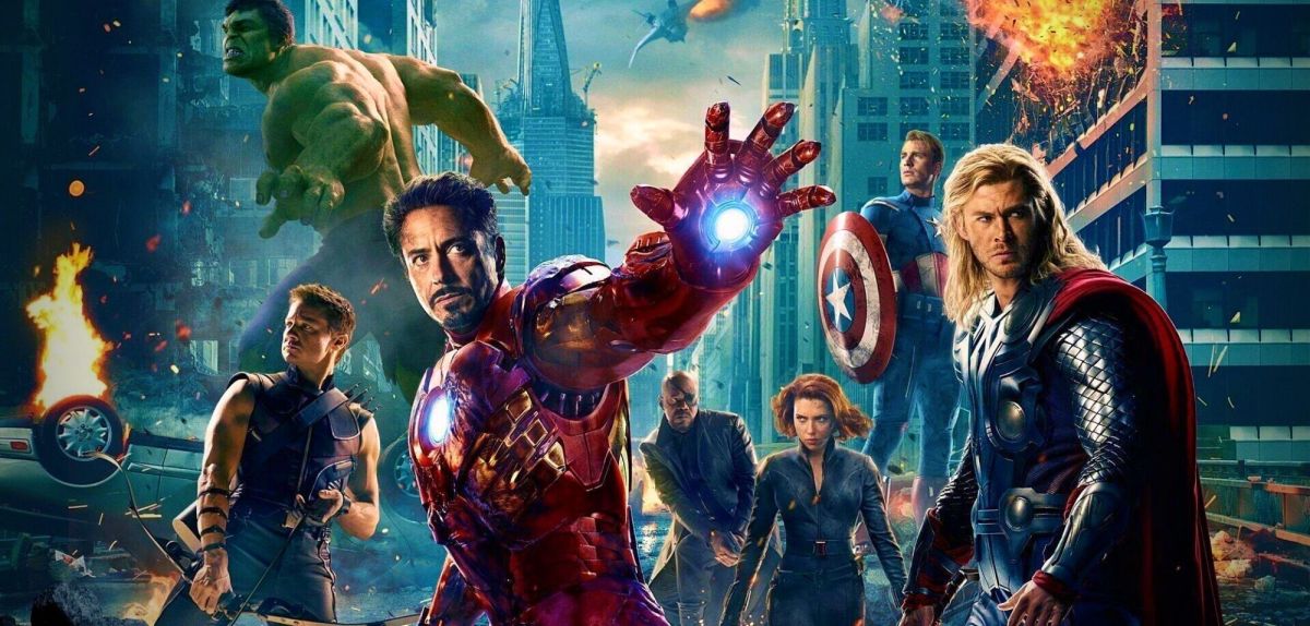 Poster-Artwork zu "The Avengers".