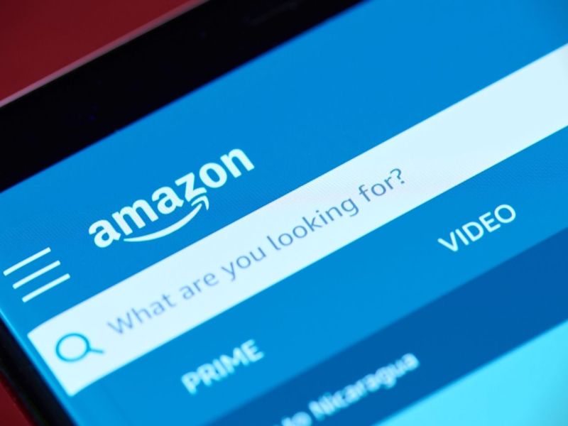 Amazon Suchleiste auf dem Smartphone