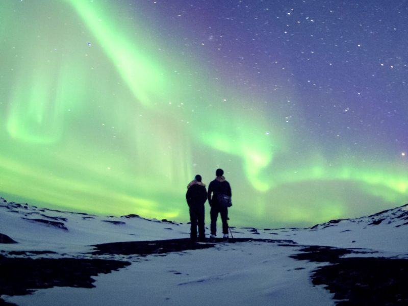 Nordlichter in Grönland