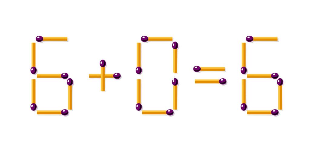 6+0=6