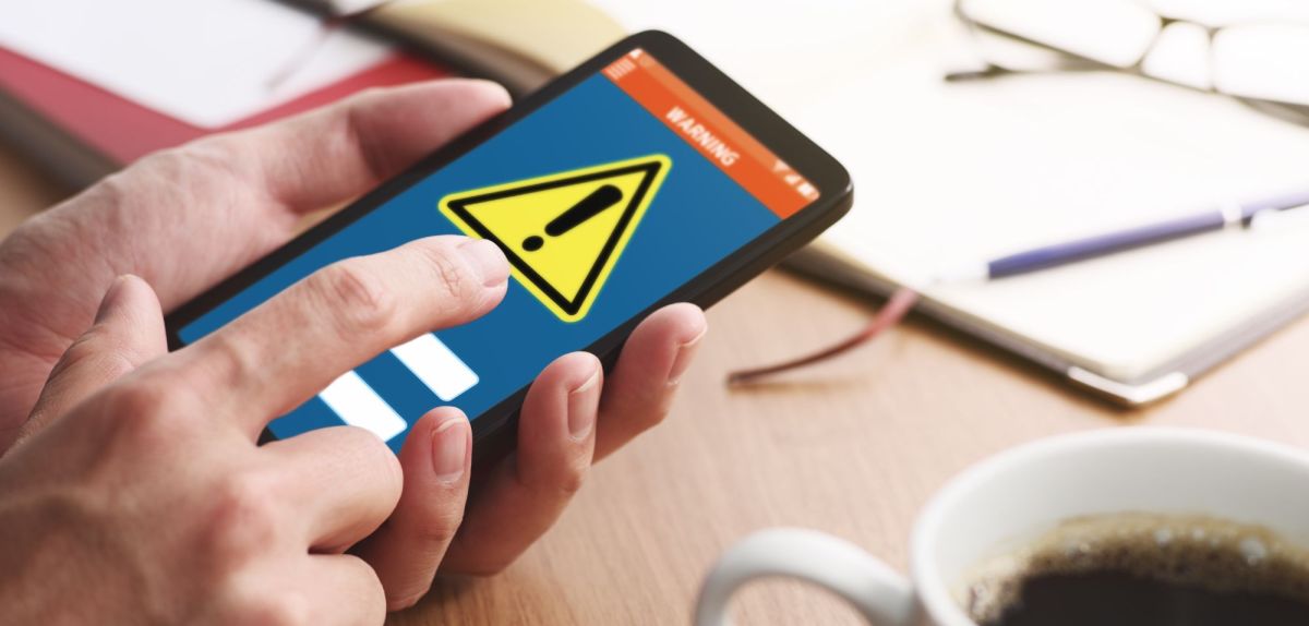 Viruswarnung auf dem Android-Handy