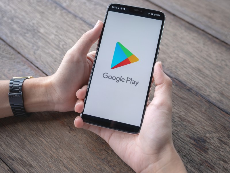 Google Play Store auf dem Handy