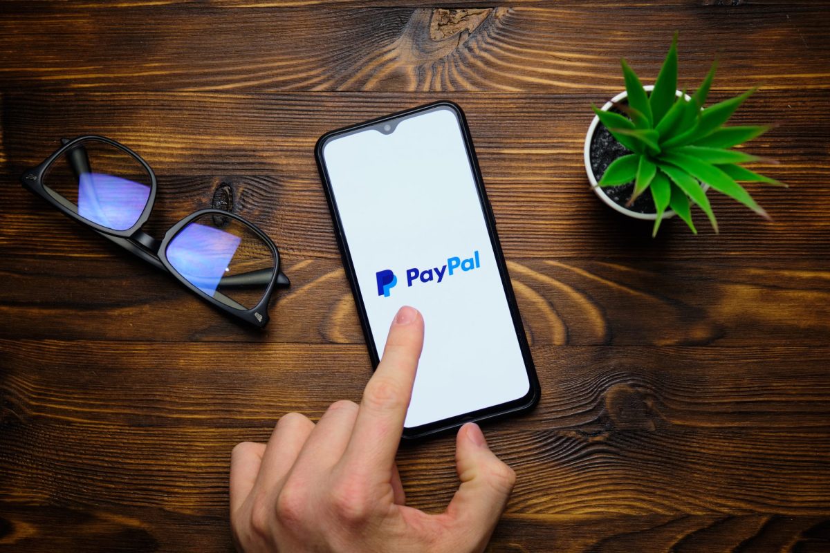 PayPal Logo auf dem Handy