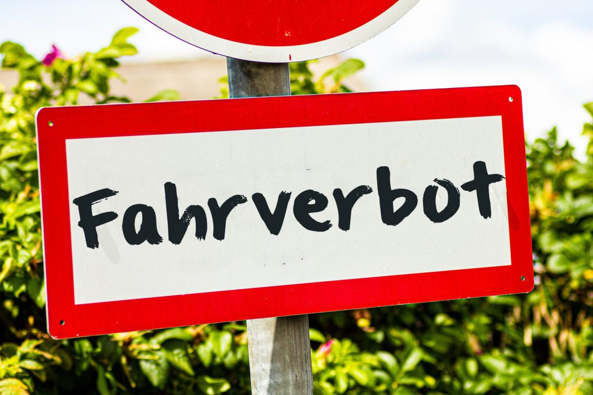 "Fahrverbot"-Schild