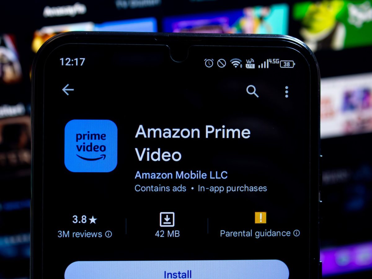 Amazon Prime Video-App auf einem Smartphone