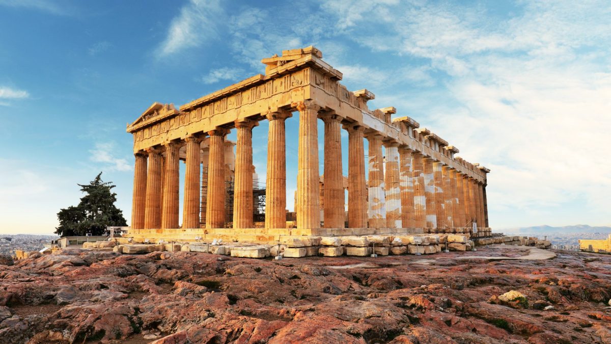 Parthenon auf der Akropolis in Athen