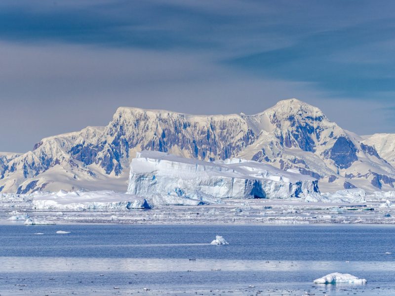 Gebirge in der Antarktis