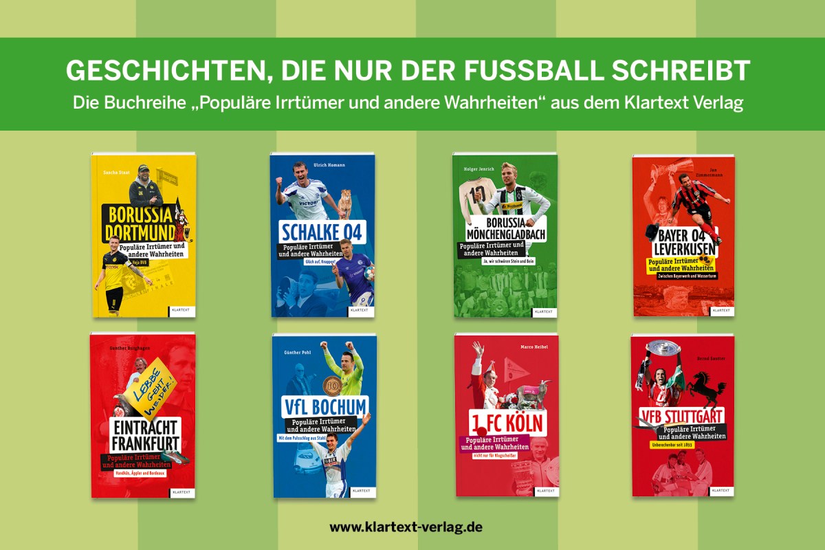 Fußball-Bücher des Klartext Verlags