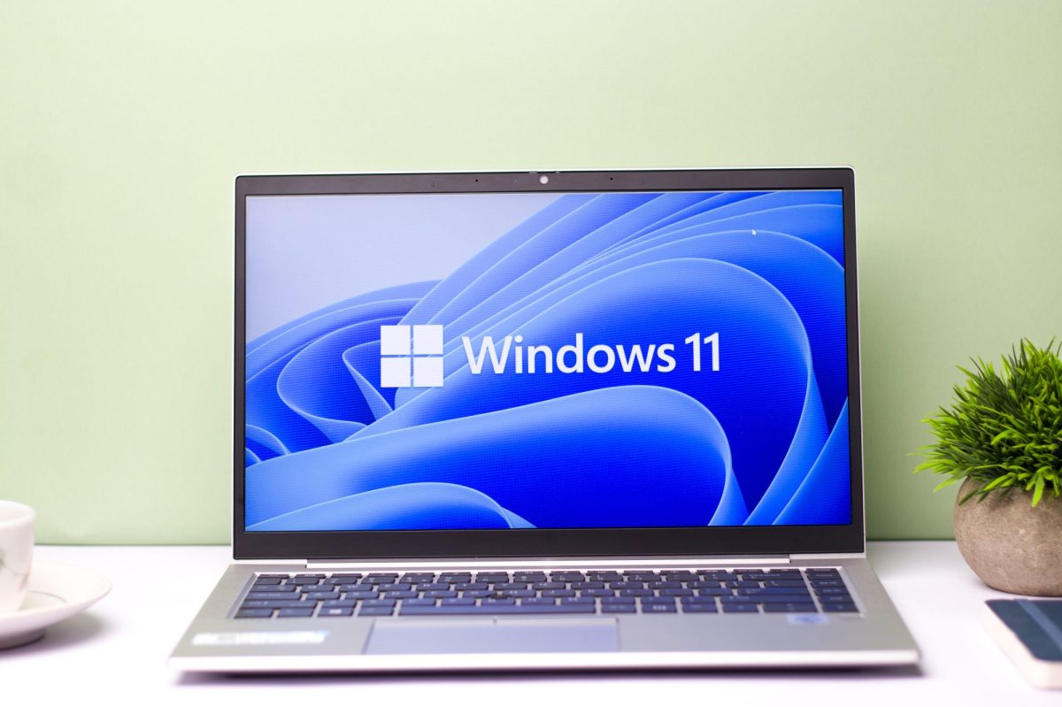 Windows 11 auf einem Laptop