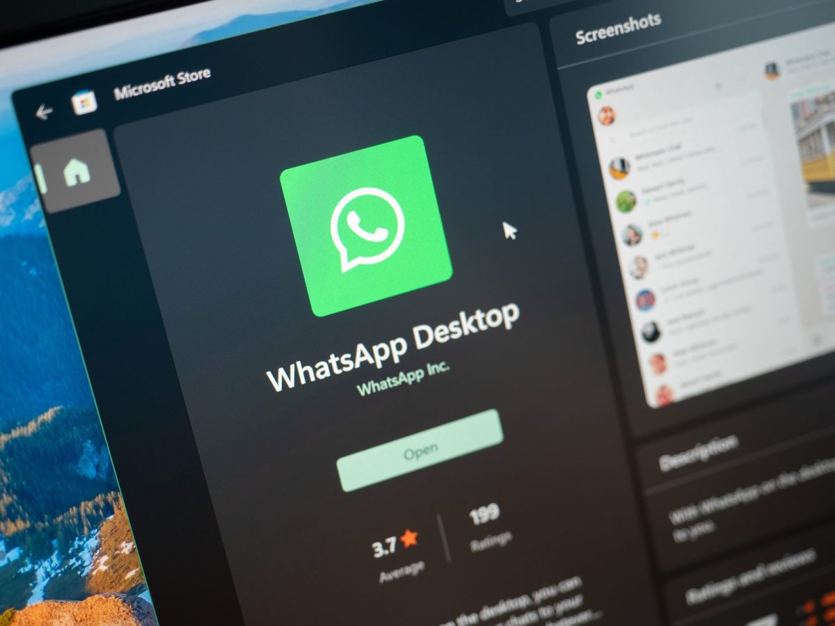 WhatsApp-Desktop-App auf Windows-PC.