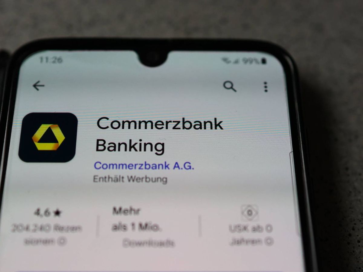 Online-Banking der Commerzbank