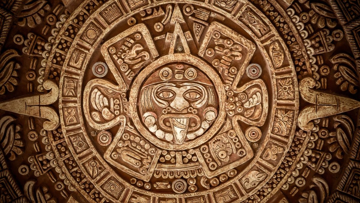 Symbole der Maya-Kultur.