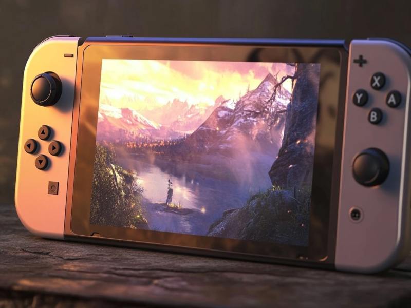 KI-generiertes Bild einer Nintendo Switch 2