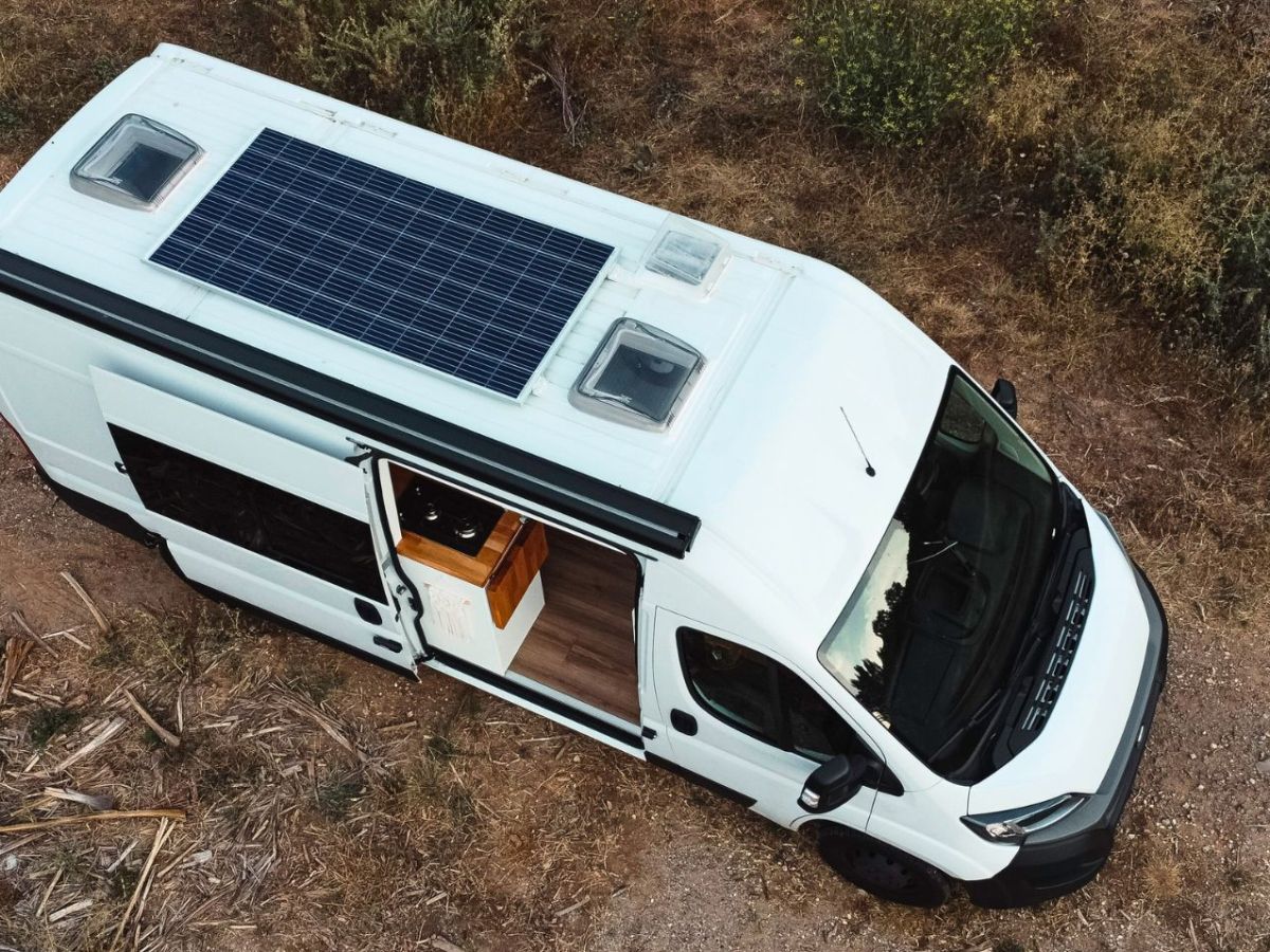 Solaranlage auf Wohnmobil