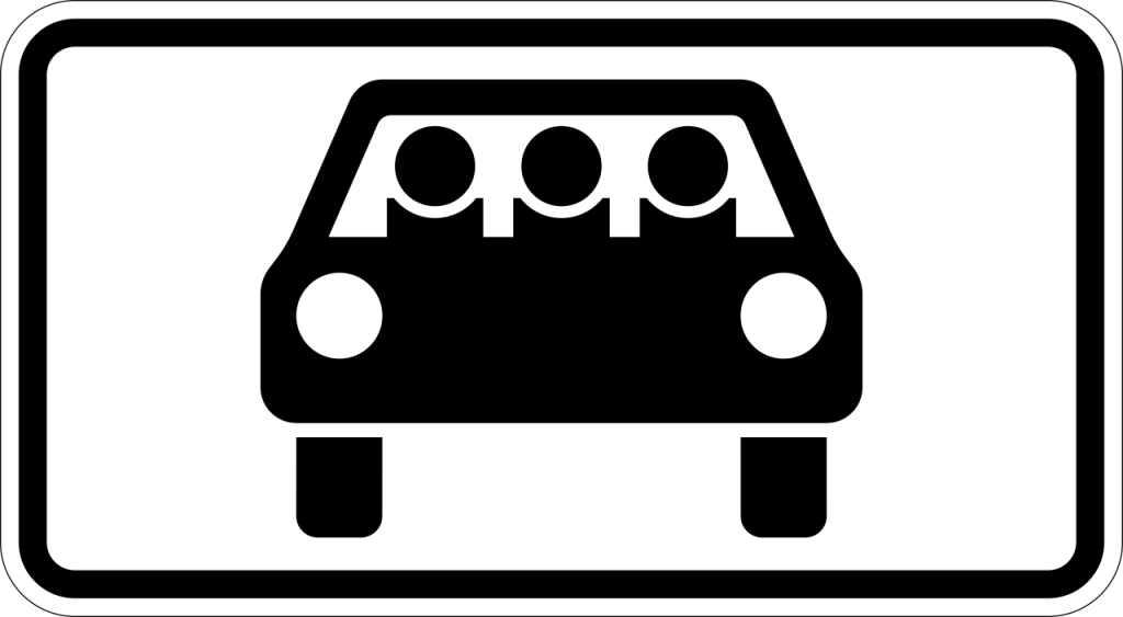 Das Verkehrszeichen bzw. Zusatzzeichen 1010-71