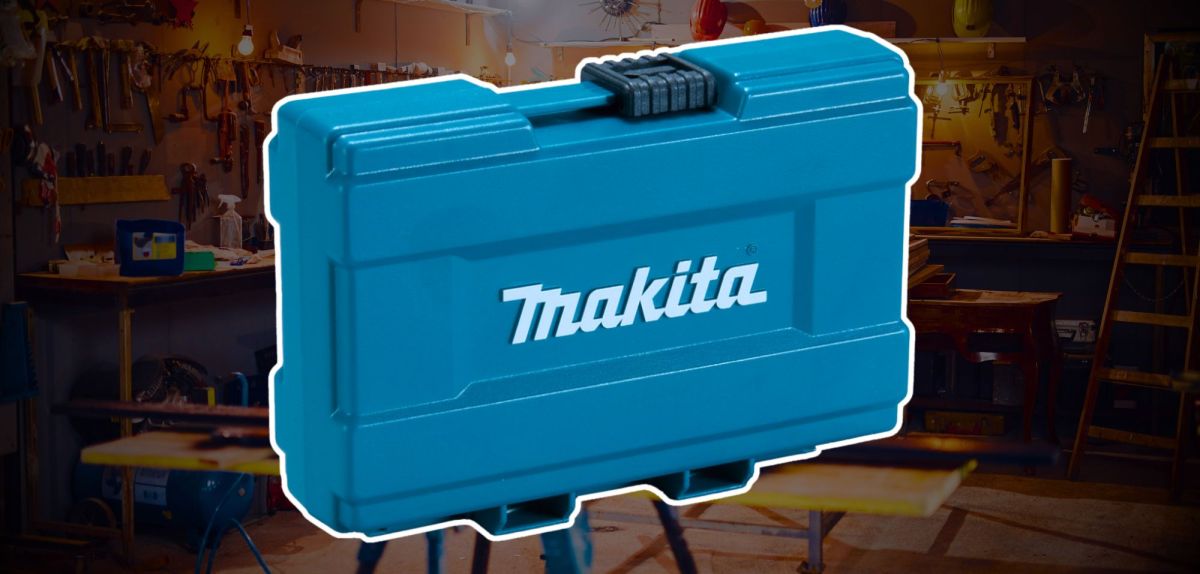 Koffer mit Makita-Logo
