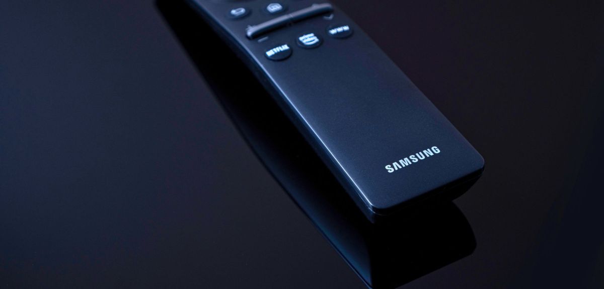 Fernbedienung eines Samsung-Fernsehers