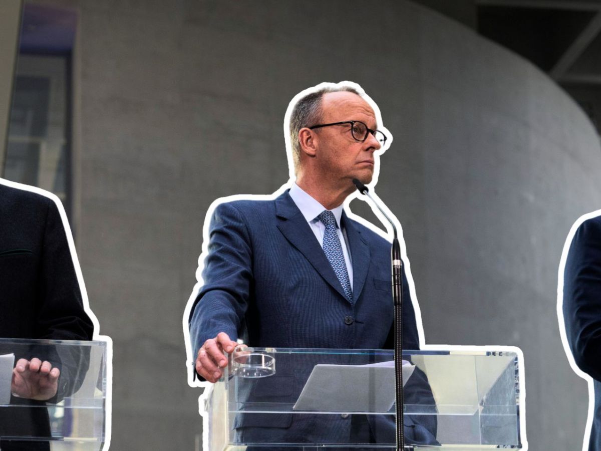 L R Markus Söder, Friedrich Merz, Lars Klingbeil