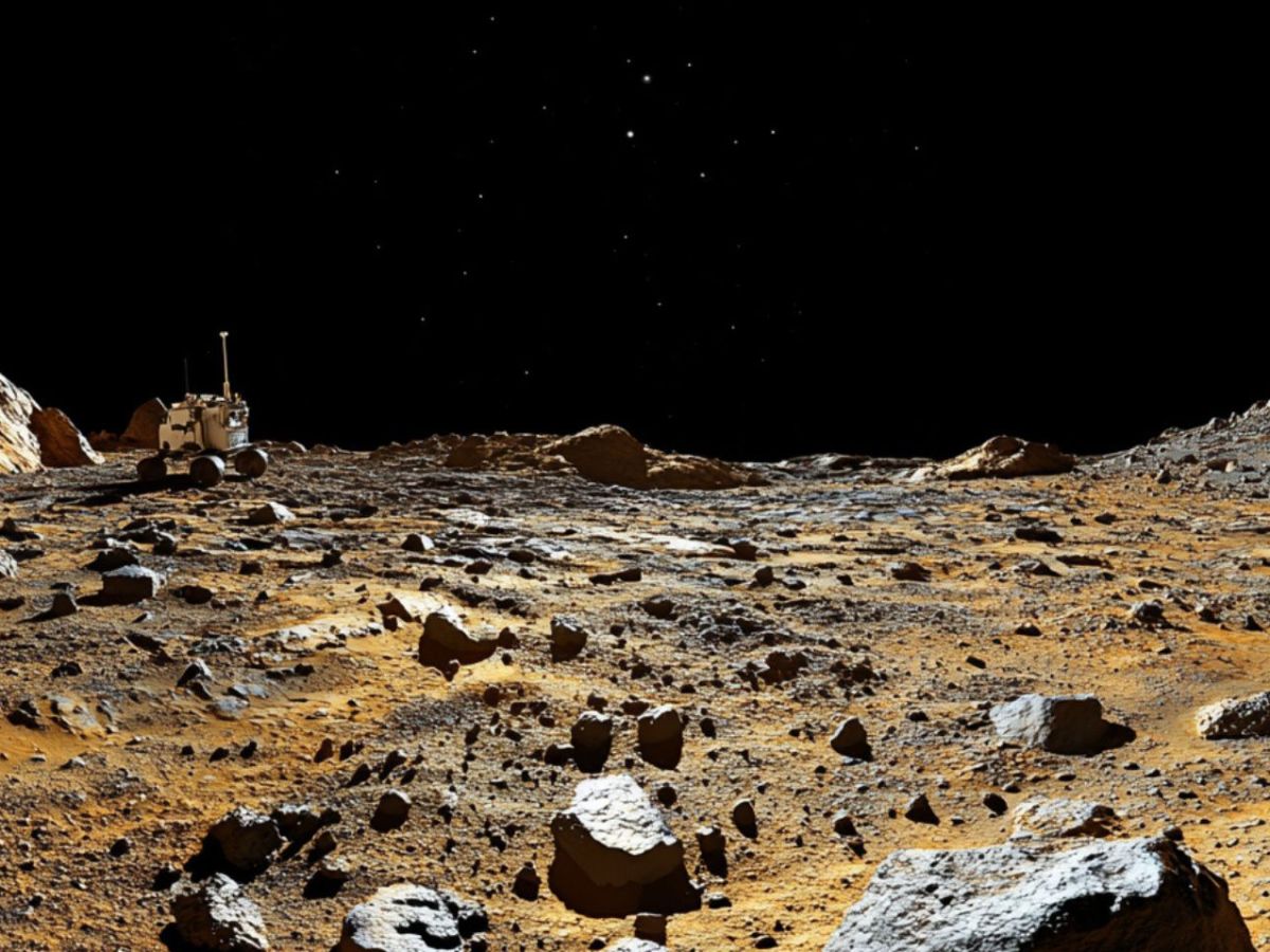 Landschaft auf dem Mars (KI-generiertes Bild)