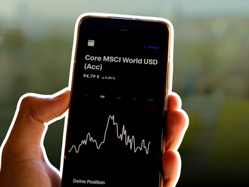 Trade Republic auf einem Smartphone